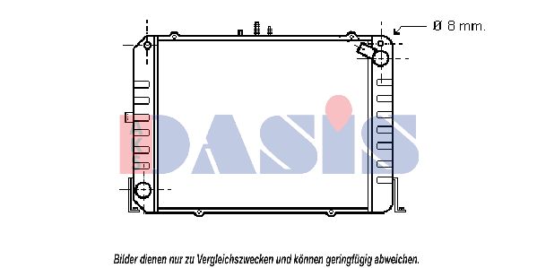 AKS DASIS Radiaator,mootorijahutus 213360N